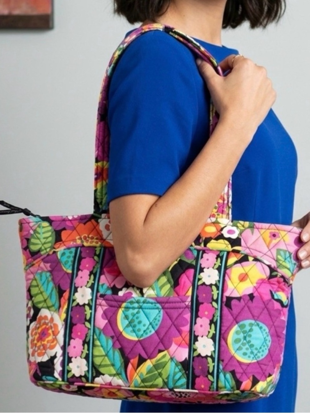 Vera Bradley Quilted Shoulder Bag